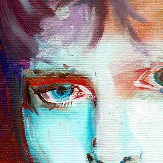 bowie-painting-close-up-detail close up detail of bowie'r eye taken from my print