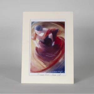 Print featuring a twirling pink dancer