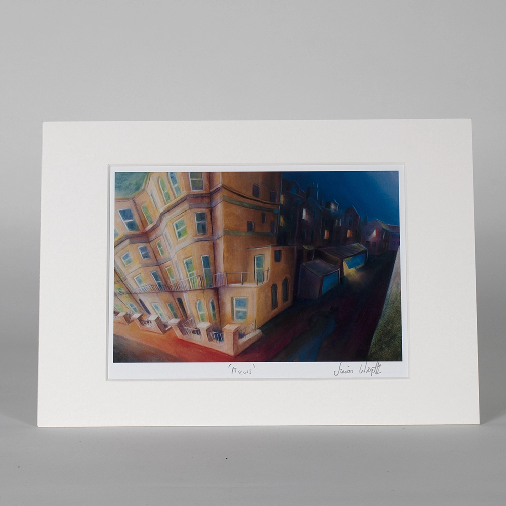 Print of Distorted Brighton buildings